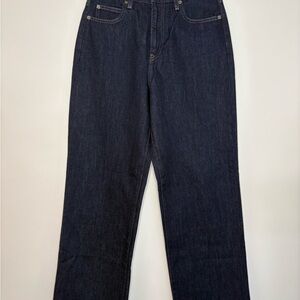 Uniqlo Dark Blue Wide Leg Jeans